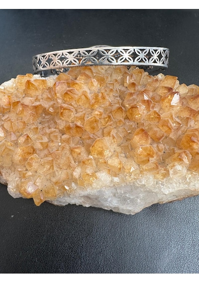 Otantik Gümüş Bileklik Yakut Ve Zirkon Taşlı 925 Ayar Kilitli