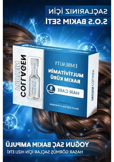 Saç Dökülmesine Karşı Şok Bakım Ve Vitamin Ampulü, 5'li