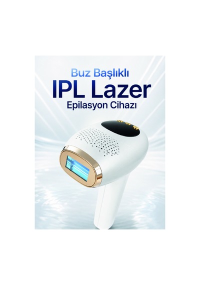 Buz Başlıklı Ipl Lazer Epilasyon Cihazı Siyah