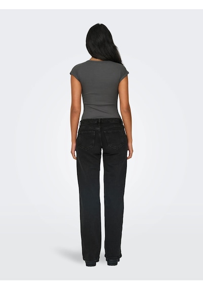 Only Onljuicy Kadın Denim Pantolon 15333082 Siyah