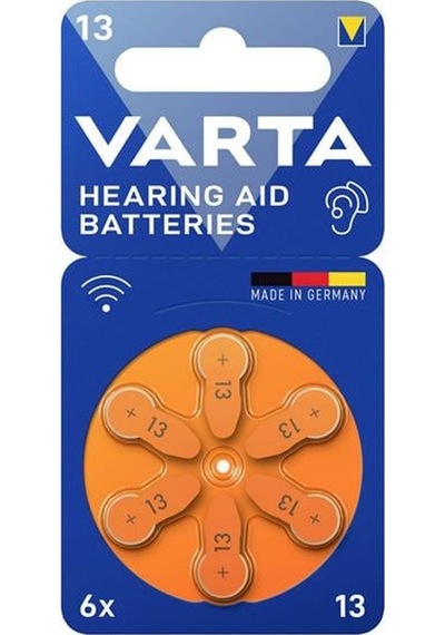 Varta 13 Numara Kulaklık Cihazı Pili 6'lı Paket