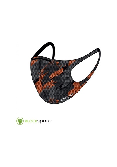 BLACKSPADE Unisex Koruyucu Maske Dağınık Desen L