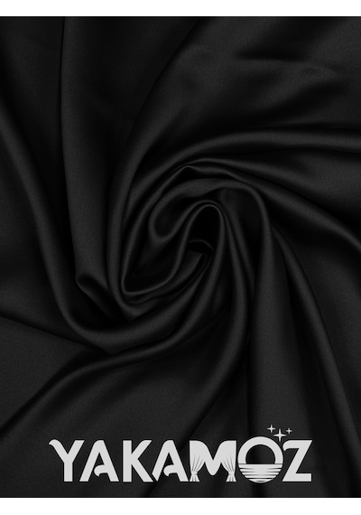 Yüksek Kalite Siyah Karartma Blackout Fon Perde Ekstrafor Büzgülü Tek Kanat Dark Touch Serisi Siyah