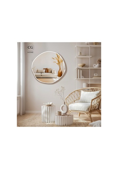 Ant Home Asimetrik Ayna, Duvar Aynası, Konsol Aynası, Pinterest Ayna, Holl Aynası, Beyaz Çerçeveli Ayna
