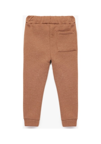 Koton Erkek Bebek Cep Detaylı Şardonlu Basic Jogger Eşofman Altı Kahve