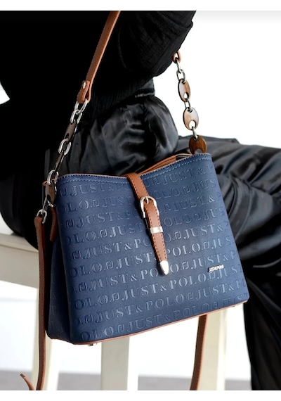 Just Polo Kadın Yeni Sezon El Ve Omuz Çantası 4014mh Lacivert Camel