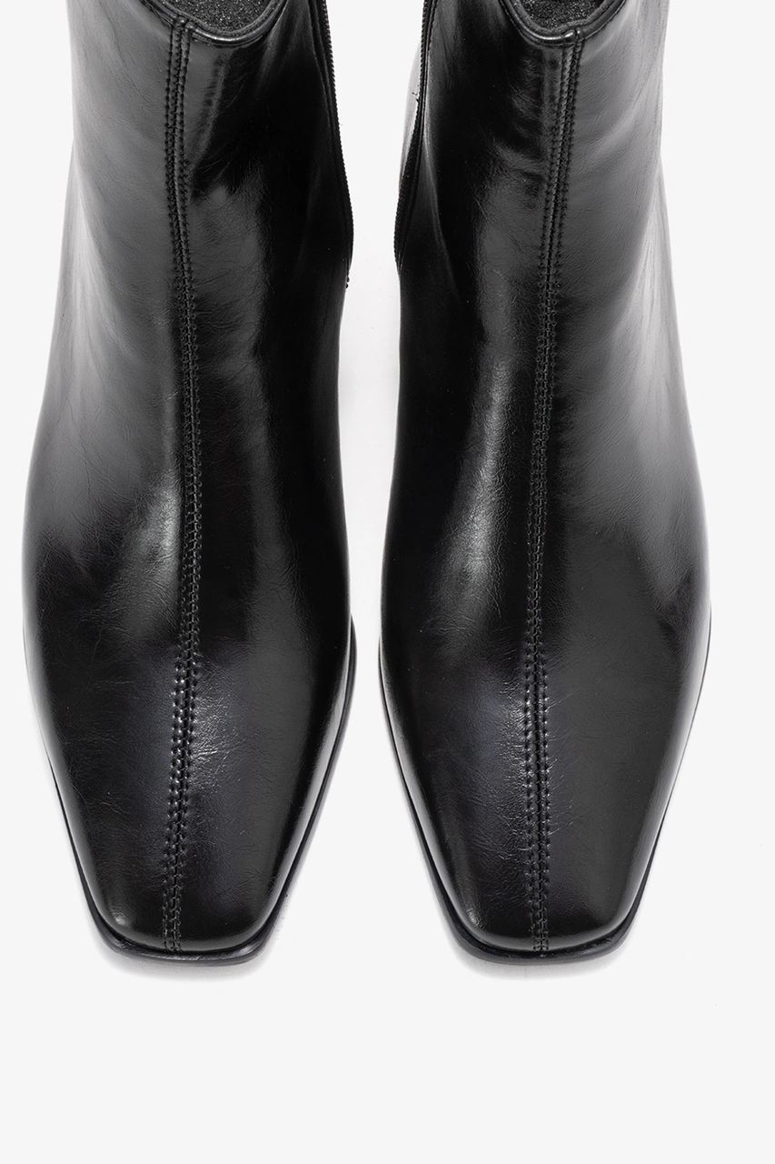 Luvishoes Luvi Shoes Arven Siyah Cilt Kadın Kalın Topuklu Bot Siyah-Cilt Luvishoes Luvi Shoes Arven Siyah Cilt Kadın Kalın Topuklu Bot Siyah-Cilt