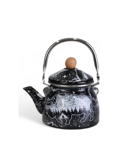 Buffalo Emaye Demlik Kettle Küçük 1.1 Lt Çok Renkli