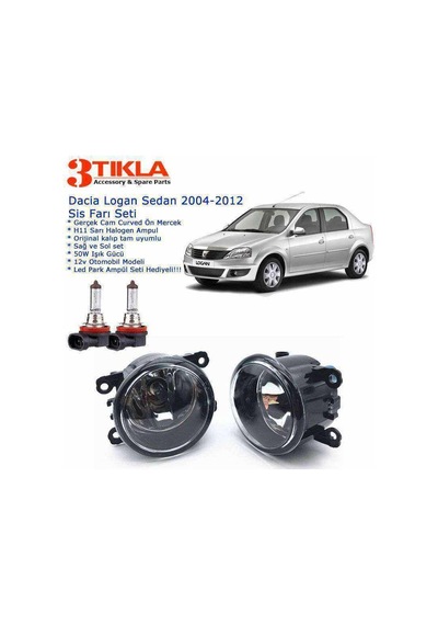 Dacia Logan Sis Farı Set Oem: 8200074008