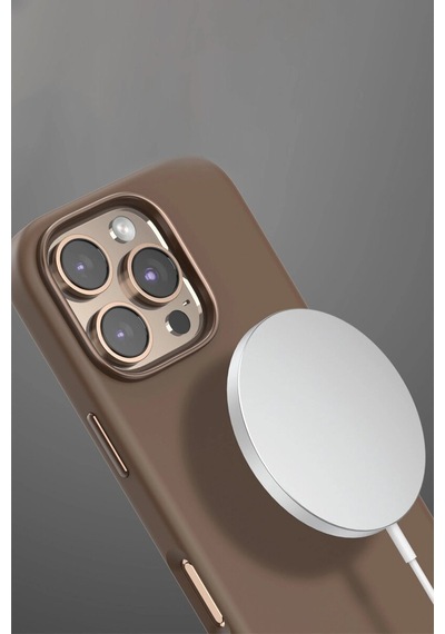 Venco Apple Uyumlu iPhone 16 Pro Jinta Magsafe Kapak - Siyah - Legu-874971