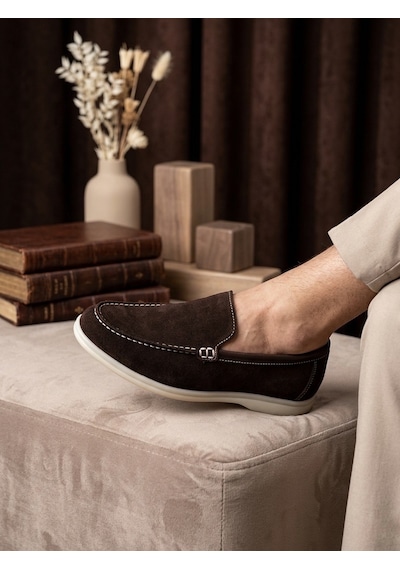 Boa Ba0252 İçi Dışı Hakiki Deri Erkek Kahverengi Süet Casual Loafer Termo Taban Ayakkabı Boa Ba0252 İçi Dışı Hakiki Deri Erkek Kahverengi Süet Casual Loafer Termo Taban Ayakkabı