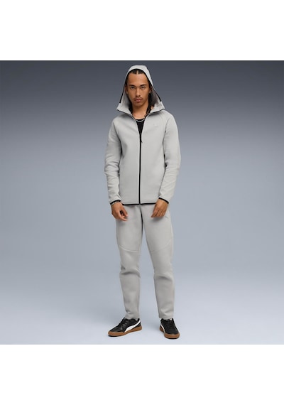 Puma Evostripe Erkek Gri Kapüşonlu Ceket Gri