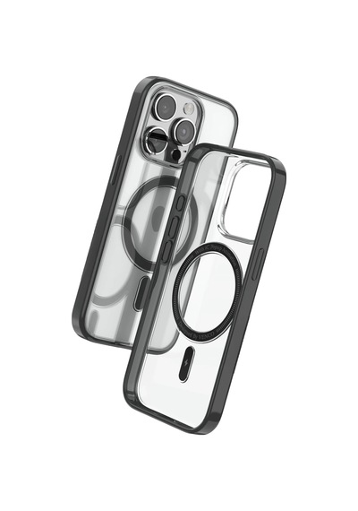 Venco - 913 -  Apple iPhone Uyumlu 15 Pro Max Joly Magsafe Kapak - Glblseme - - Siyah Sıyah