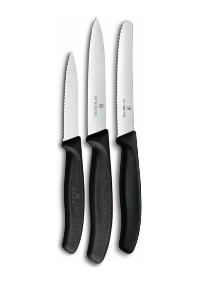 Victorinox 6.7113.34 Swiss Classic 3lü Bıçak Set, Siyah Diğer