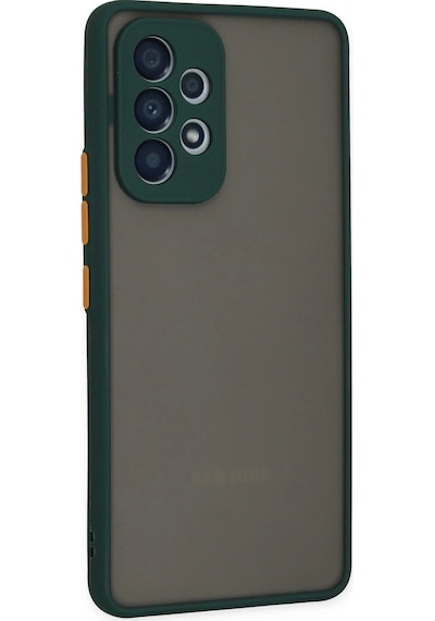 Cosmotex Newface Samsung Galaxy Uyumlu  A53 5g Kılıf Montreal Silikon Kapak - Yeşil