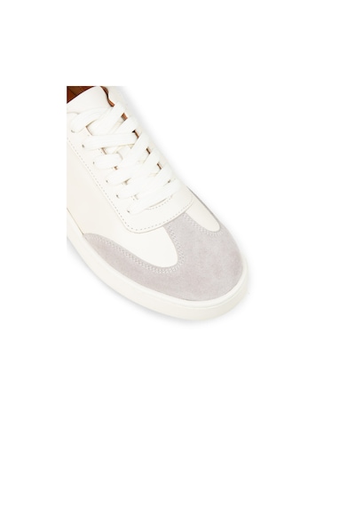 Deery Erkek Hakiki Deri Beyaz Sneaker Ayakkabı - 04407mbyze01