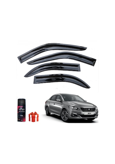 Caraks Peugeot 301 Mügen Cam Rüzgarlığı 2012-2020 Arası 4'lü Takım + Koku