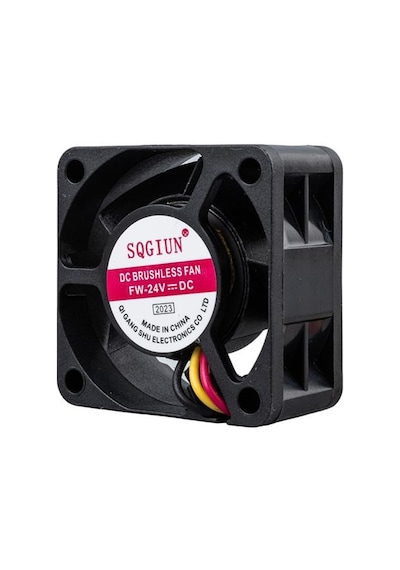 Powermaster Ic-216 3p Kablolu 40x40x20 Mm 24 Volt Fırçasız Dc Kasa Fanı