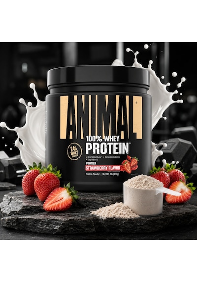 Universal Animal Whey Protein 454 Gr - Çilek