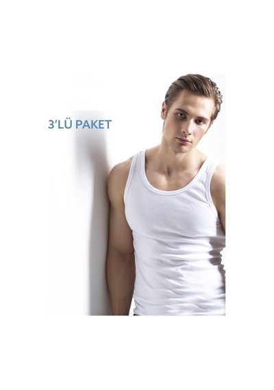 İmza Beyaz Atlet & Tişört 1062250100 Beyaz