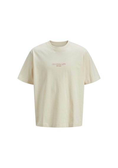 Jack & Jones Islington Branding Erkek Krem Tişört 12273157-anw Krem