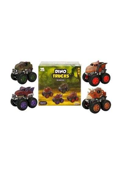 Crazoo T-rex Dinozor Araba Ses/ışık Açık Bej - Hardal