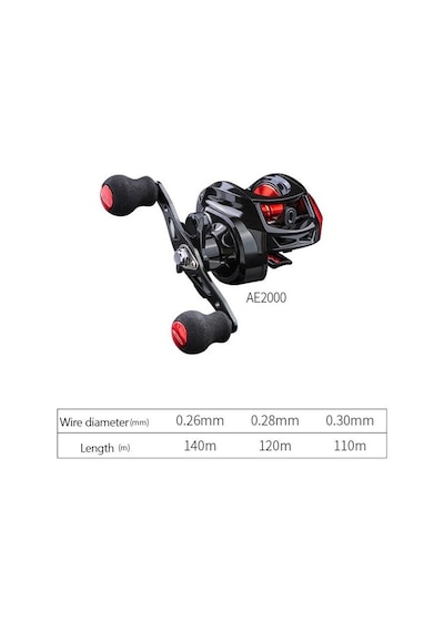Valkyrie Ae2000 Baitcasting Çıkrık 7 2 1 Olta Makinesi Motoru