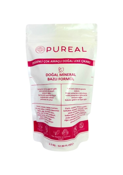 Pureal Doğal Çok Amaçlı Leke Çıkarıcı 1500 G