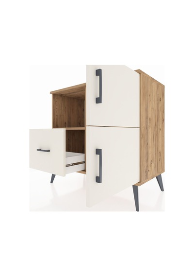 Hyperion Şifonyer 2 Raflı Tek Çekmeceli 2 Kapaklı 88x44x80 Çam-aytaşı Aytaşı Hyperion Şifonyer 2 Raflı Tek Çekmeceli 2 Kapaklı 88x44x80 Çam-aytaşı Aytaşı