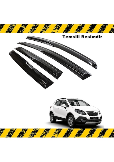 Opel Mokka Mügen Cam Rüzgarlığı 2012-2020 Arası 4 Lü Takım N11.36195
