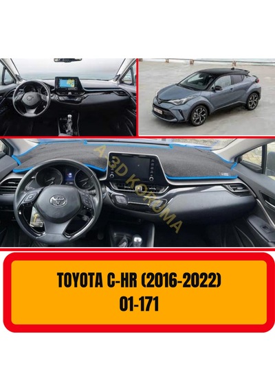 Toyota Uyumlu C-HR ( 2016 - 2022 ) ÖN GÖĞÜS / PANEL /  TORPİDO KORUMASI - KILIFI - HALISI