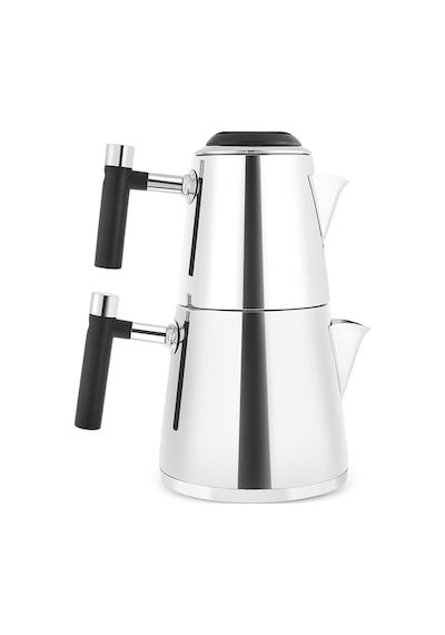Karaca Powersteel 316+ Arigato Çelik Çaydanlık Takımı Large Gümüş