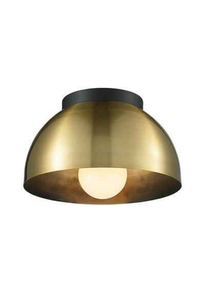 Retro Rustik Plofonyer Eskitme Metal Tavan Avize 30 Cm Siyah