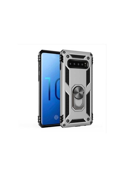 Galaxy S10 Kılıf Zore Vega Kapak Gri