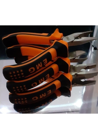 5 Li Set Mini Pense Seti Yan Keski Kargaburun Düz Ve Yıldız Torna