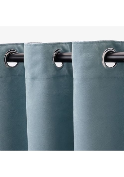 Ikea Bırtna Tül Perde 145x300 Cm Turkuaz-lacivert Çok Renkli