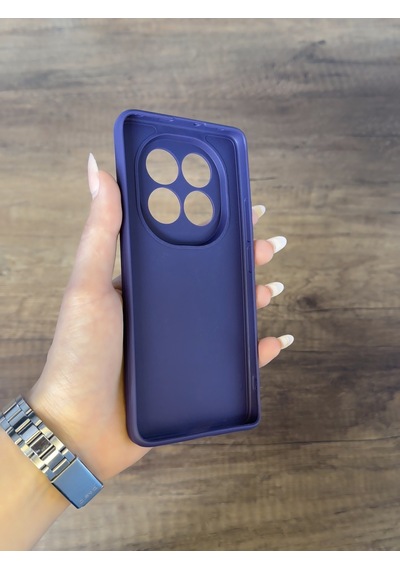 Redmi Note 14 Pro 5g Uyumlu Kamera Korumalı Darbeye Dayanıklı Renk Atmayan Keep Silikon Kılıf Mürdüm