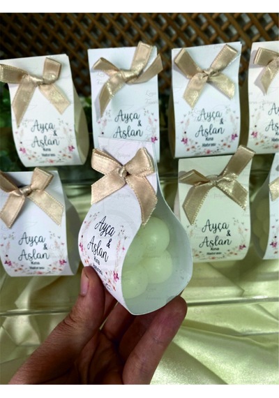 Bernami Mumluk Şamdanpinterest 20 Adet Kartlı Mini Bubble Mum, Nikah Şekeri, Doğum, Sünnet,nişan Söz, Kına, Doğum Günü Diğer