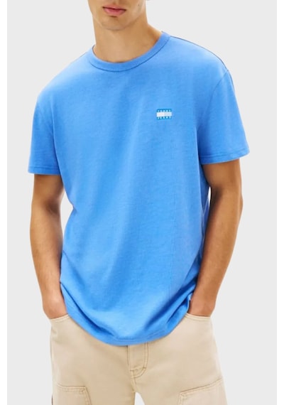 Tommy Jeans Pamuk Karışımlı Regular Fit Bisiklet Yaka T Shirt Erkek T Shirt Dm0dm22667 C38 Mavi Tommy Jeans Pamuk Karışımlı Regular Fit Bisiklet Yaka T Shirt Erkek T Shirt Dm0dm22667 C38 Mavi