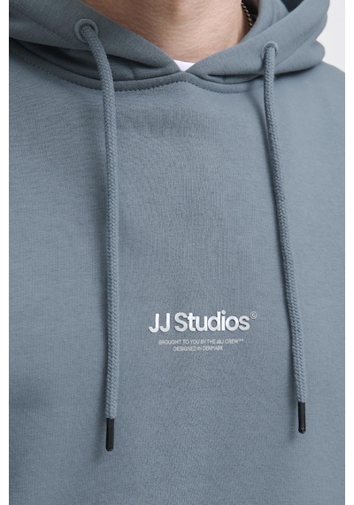 Jack & Jones Jjesoho Kapüşonlu Sweatshirt Erkek Hoodie Noos Antrasit