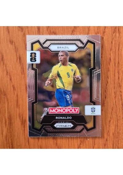 Prizm Monopoly Ronaldo No. 18 Lisanlı Oyun Kartları - Silver