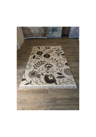 Aspero 4108b Kahve Halı Çok Renkli