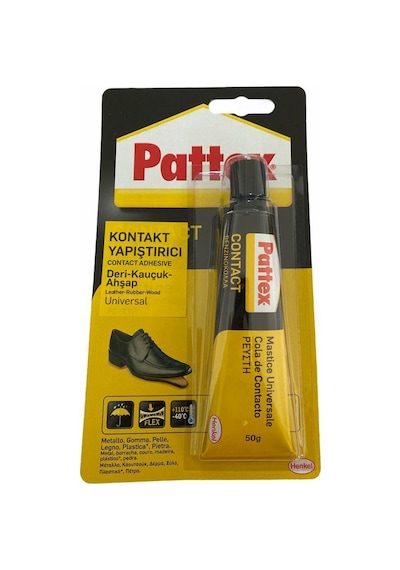Pattex Deri Kauçuk Ahşap Yapıştırıcı 50 Gr