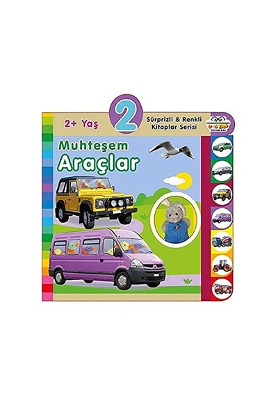 2+ Yaş Muhteşem Araçlar: Sürprizli Ve Renkli Kitaplar Serisi Sku: Smgstk7ee7531d82