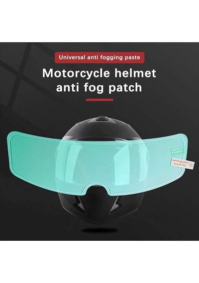 Motosiklet Kaskı Buğu Önleyici Film Su Geçirmez Dayanıklı Çizilmez Lens Şeffaf Koruma - 23.5 Cm