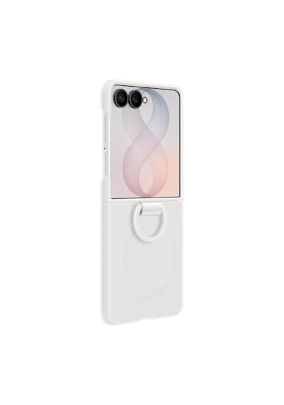 Samsung Galaxy Uyumlu Z Flip8 Silikon Yüzüklü Magnet Kılıf