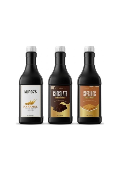 Muros Gurme 3'lü Sos Speculos 2000 Ml+ Çikolata 2000 Ml+karamel 2000 Ml