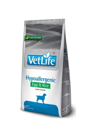 Vet Life Natural Dog Hypoallergenic Yumurta Ve Pirinçli Yetişkin Köpek Maması 12 Kg