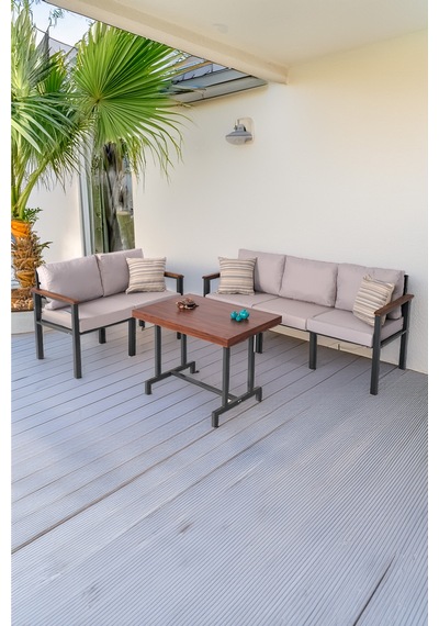 Neokas Bahce Mobilyası, 2+3+m Modern Balkon Mobilyası, Balkon Oturma Grubu, Kafe Oturma Takımı, Teras Koltugu,