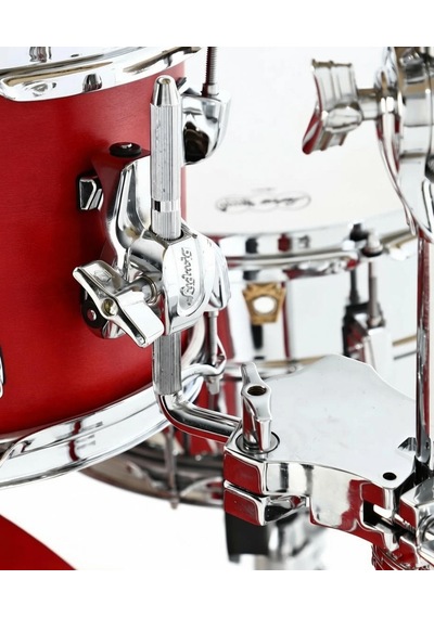 Ludwig Ln34023txpr Neusonic Downbeat Shell Set Diablo Red Modern Rock Tonu Hafif Tasarım
